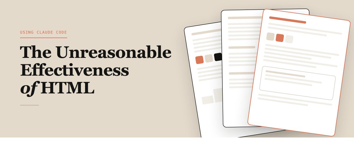 The Unreasonable Effectiveness of HTML