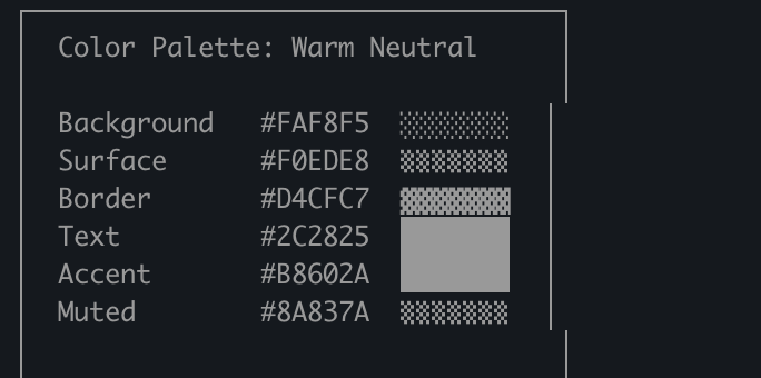 Claude Code trying to show color in markdown